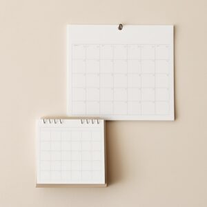 Calendario mensile A4